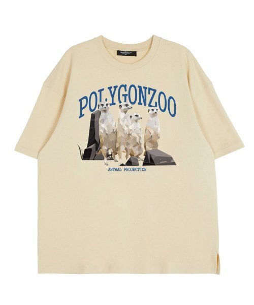 ASTRAL PROJECTION(アストラルプロジェクション)の「ポリゴンミアキャット ラウンドネック 15番手コットン 半袖Tシャツ_バター(Tシャツ/カットソー・レディース・その他・LARGE/X-LARGE/XX-LARGE)」の2枚目の写真