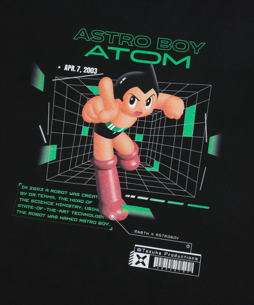MAINBOOTH（メインブース）の「[アトム] マトリックスTシャツ(ブラック)（Tシャツ/カットソー・レディース・その他・2/3）」の13枚目の写真