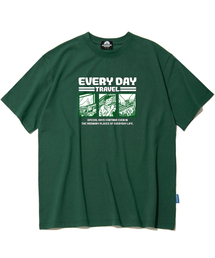 EVERYDAY CARTTON グラフィックTシャツ - グリーン