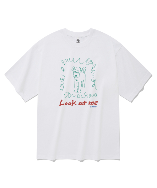 RADINEO(ラディネオ)の「ルックアットミー 半袖Tシャツ ホワイト(Tシャツ/カットソー・メンズ・その他・SMALL/MEDIUM/LARGE/X-LARGE)」の1枚目の写真