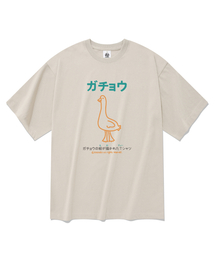 ガチョウの毛 半袖Tシャツ ベージュ