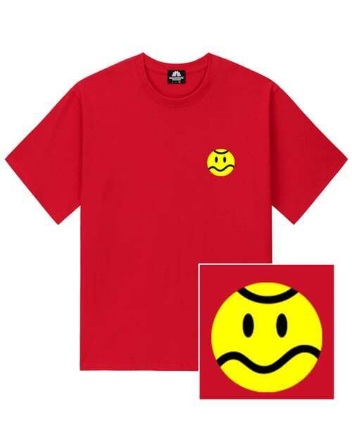 TRIPSHION(トリップション)の「TENNIS BALL LOGO Tシャツ - レッド(Tシャツ/カットソー・メンズ・その他・LARGE/MEDIUM/X-LARGE)」の1枚目の写真
