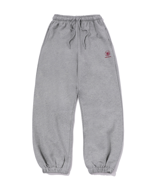 WYSE(ワイズ)の「シンボルロゴスウェットジョガーパンツグレー(スウェットパンツ・メンズ・グレー・SMALL/MEDIUM/LARGE)」の1枚目の写真