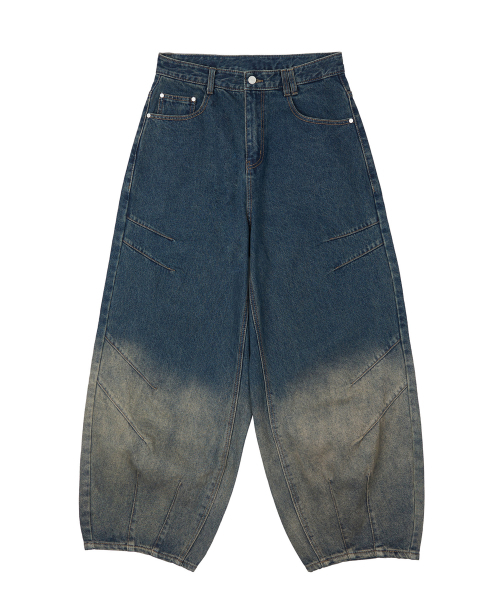 DECET（デケト）の「Balloon Wide Jeans DCPT055BlueA（デニムパンツ・レディース・その他・26/28/30/32/34）」の6枚目の写真