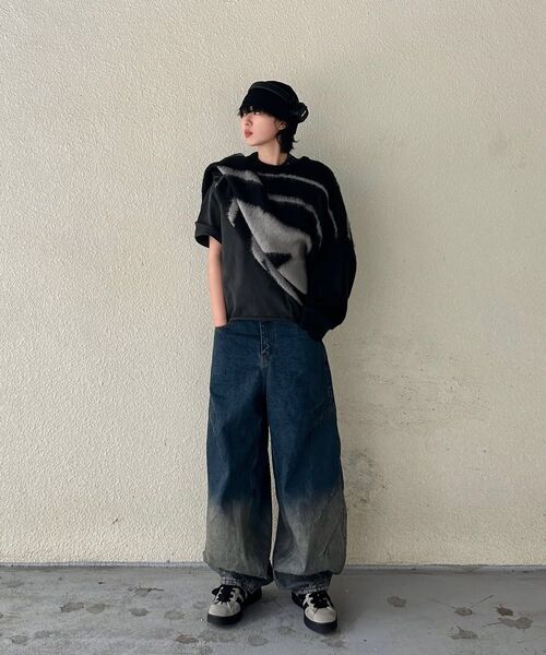 DECET（デケト）の「Balloon Wide Jeans DCPT055BlueA（デニムパンツ・レディース・その他・26/28/30/32/34）」の16枚目の写真