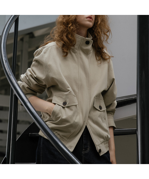 Two-way bomber jumper FRFA01JP01_2color