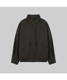 Two-way bomber jumper [FRFA01JP01]_Beige