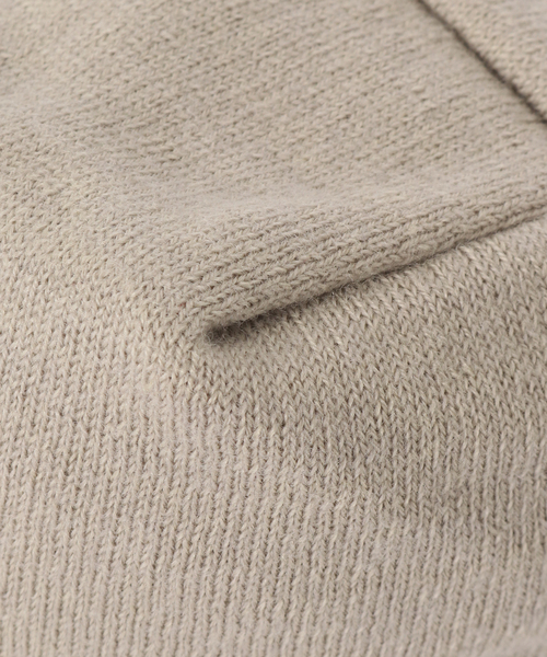 IENA(イエナ)の「La Maison de Lyllis/メゾンドリリス BOXKNIT 帽子 2253031(ニットキャップ/ビーニー・レディース・ベージュ/レッド・FREE)」の9枚目の写真