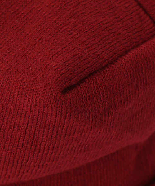 IENA(イエナ)の「La Maison de Lyllis/メゾンドリリス BOXKNIT 帽子 2253031(ニットキャップ/ビーニー・レディース・ベージュ/レッド・FREE)」の10枚目の写真