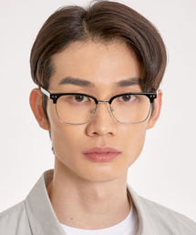 SBKA（エスビカ）の「ブレイク-C02 ブルーライトハーフリムメガネ（メガネ）」