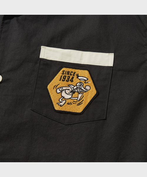 VDR（ブイディアール）の「[ディズニー] DONALD TIGER SHIRTS [ブラック]（シャツ/ブラウス・メンズ・その他・MEDIUM/X-LARGE）」の4枚目の写真