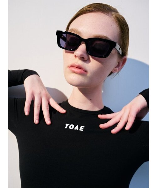 TOSE（トセ）の「スリーブポイントロングスリーブTシャツブラック（Tシャツ/カットソー・レディース・その他・FREE）」の2枚目の写真