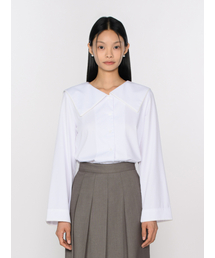 TOSE（トセ）の「ピューリタンカラー ブラウス ホワイト（シャツ/ブラウス）」