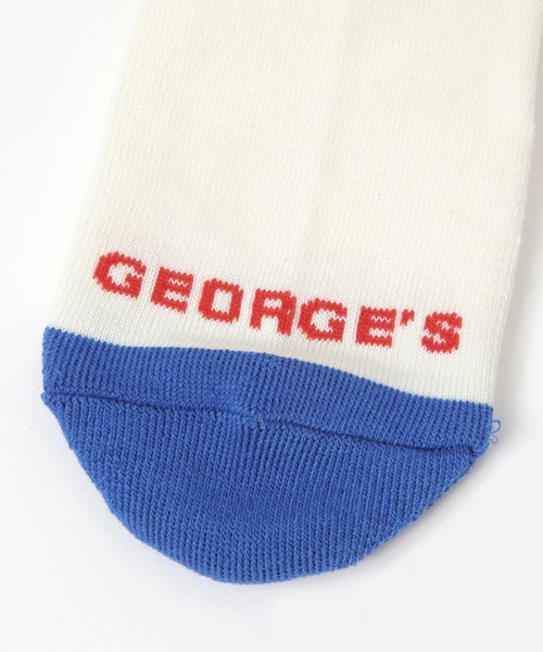 GEORGE'S(ジョージズ)の「ボーダーソックス(23~25cm/26~28cm)(ソックス/靴下・メンズ・グレー/アイボリー/グリーン・23-25cm/26-28cm)」の13枚目の写真