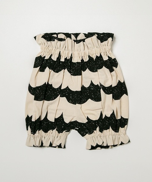 MAKE YOUR DAY（メイクユアデイ）の「なみなみ柄ベビーパンツ（その他ベビーウェア・キッズ・ブラック/イエロー・70-90cm）」の2枚目の写真