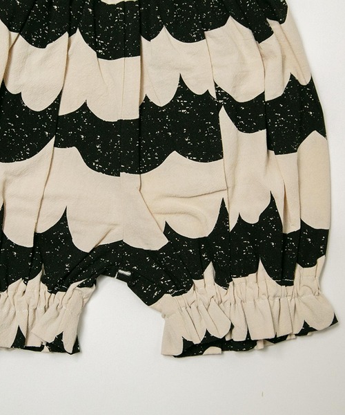 MAKE YOUR DAY（メイクユアデイ）の「なみなみ柄ベビーパンツ（その他ベビーウェア・キッズ・ブラック/イエロー・70-90cm）」の10枚目の写真