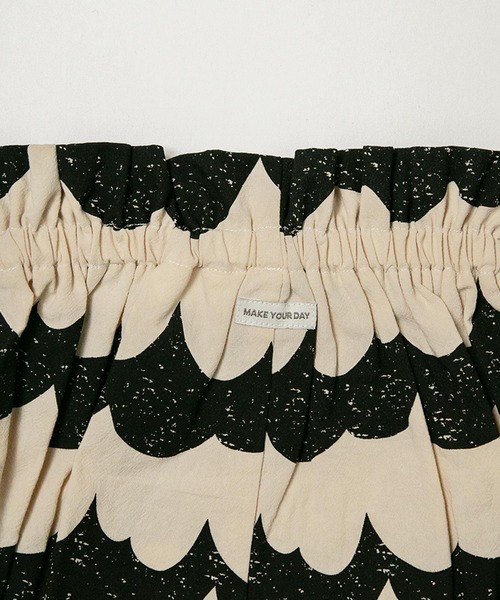 MAKE YOUR DAY（メイクユアデイ）の「なみなみ柄ベビーパンツ（その他ベビーウェア・キッズ・ブラック/イエロー・70-90cm）」の12枚目の写真