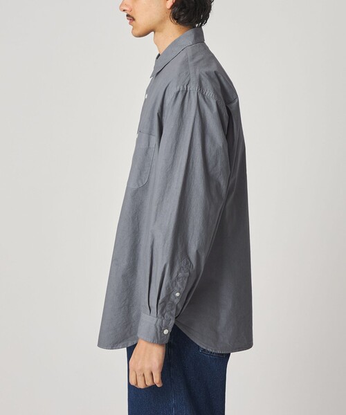 Steven Alan（スティーブンアラン）の「＜Steven Alan＞ ガーメントダイ ポプリン レギュラーカラー シャツ LOOSE（シャツ/ブラウス・メンズ・オリーブ/ナチュラル/コバルトブルー・S/M/L/XL）」の14枚目の写真