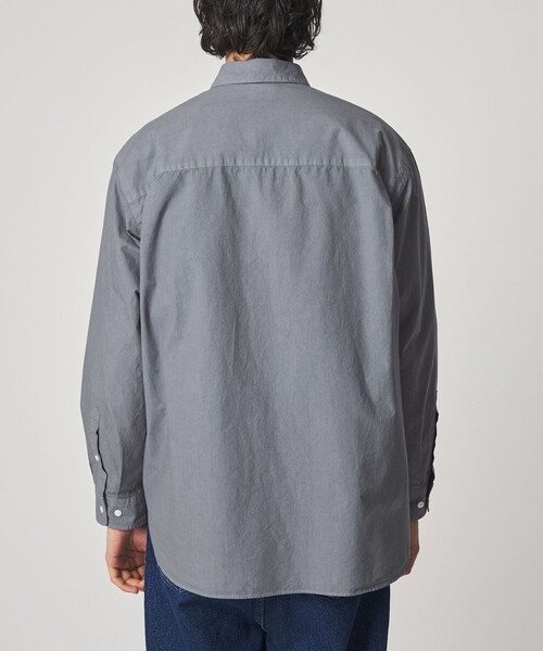 Steven Alan（スティーブンアラン）の「＜Steven Alan＞ ガーメントダイ ポプリン レギュラーカラー シャツ LOOSE（シャツ/ブラウス・メンズ・オリーブ/ナチュラル/コバルトブルー・S/M/L/XL）」の15枚目の写真
