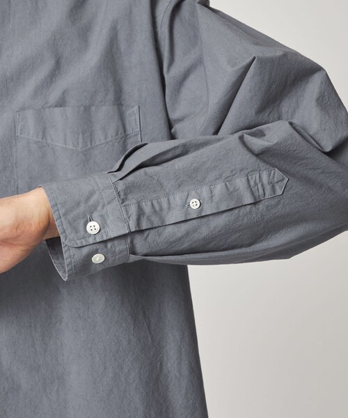 Steven Alan（スティーブンアラン）の「＜Steven Alan＞ ガーメントダイ ポプリン レギュラーカラー シャツ LOOSE（シャツ/ブラウス・メンズ・オリーブ/ナチュラル/コバルトブルー・S/M/L/XL）」の17枚目の写真