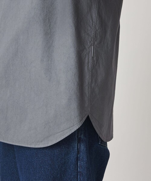 Steven Alan（スティーブンアラン）の「＜Steven Alan＞ ガーメントダイ ポプリン レギュラーカラー シャツ LOOSE（シャツ/ブラウス・メンズ・オリーブ/ナチュラル/コバルトブルー・S/M/L/XL）」の18枚目の写真