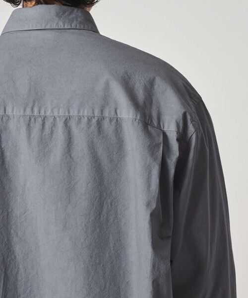 Steven Alan（スティーブンアラン）の「＜Steven Alan＞ ガーメントダイ ポプリン レギュラーカラー シャツ LOOSE（シャツ/ブラウス・メンズ・オリーブ/ナチュラル/コバルトブルー・S/M/L/XL）」の19枚目の写真