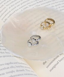 fredy emue | ステンレスハートリングピアス(ピアス（両耳用）)