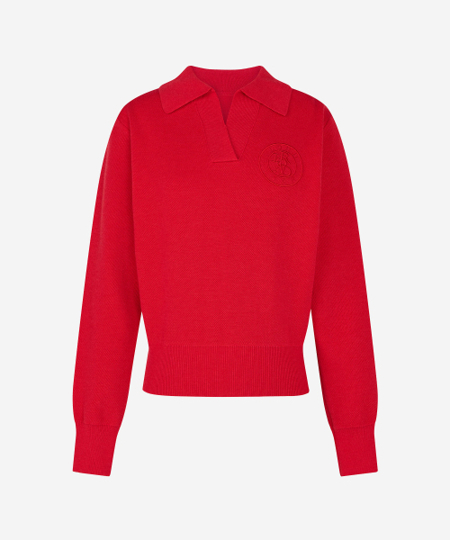 LORDLOAR（ロードロアル）の「シグニチャーカラー長袖ニットRED（ニット/セーター・レディース・その他・SMALL/MEDIUM/LARGE）」の4枚目の写真