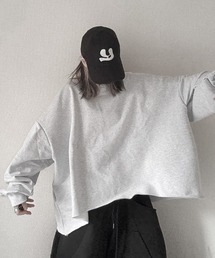 YACA（ヤーカ）の「Cutoff Mini Logo Sweat/カットオフミニロゴスウェット【unisex item】（スウェット）」