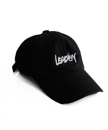 LEADEN（リーデン）の「Vintage Washed Calligraphy Ball Cap [Black]（キャップ・メンズ）」