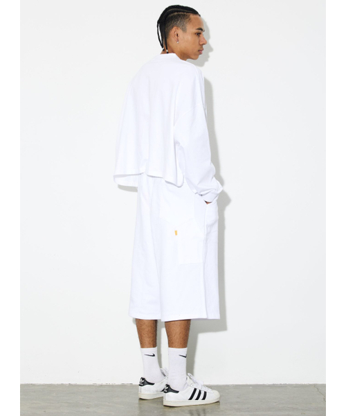 PHILIPPAKER(フィリップペイカー)の「カーペンター バミューダ スウェット 8部パンツ ホワイト(その他パンツ・メンズ・その他・X-LARGE/MEDIUM/LARGE)」の4枚目の写真