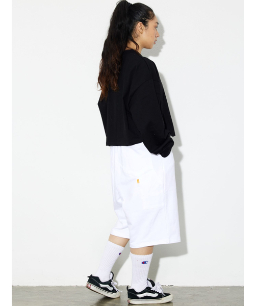 PHILIPPAKER(フィリップペイカー)の「カーペンター バミューダ スウェット 8部パンツ ホワイト(その他パンツ・メンズ・その他・X-LARGE/MEDIUM/LARGE)」の5枚目の写真