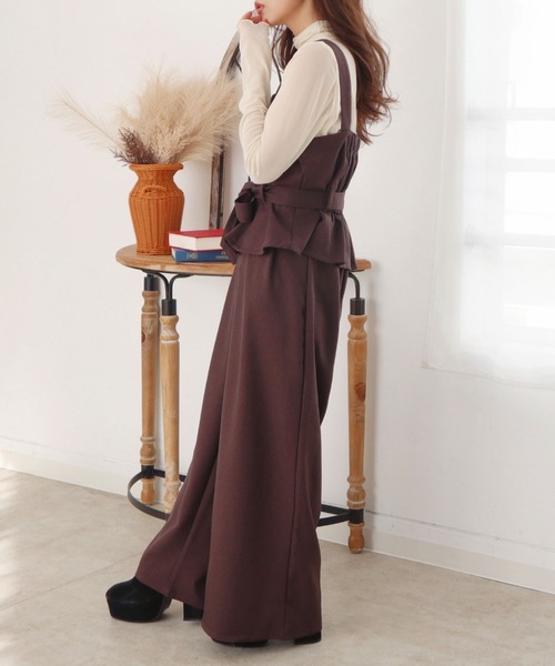 CECIL McBEE(セシルマクビー)の「ツイルビスチェセットアップ(ワンピース・レディース・ブラウン/チャコールグレー/ブラック/カーキ・MEDIUM/LARGE)」の19枚目の写真