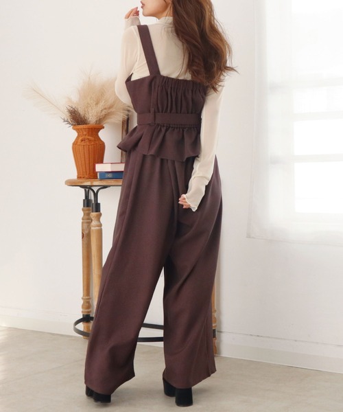 CECIL McBEE(セシルマクビー)の「ツイルビスチェセットアップ(ワンピース・レディース・ブラウン/チャコールグレー/ブラック/カーキ・MEDIUM/LARGE)」の20枚目の写真