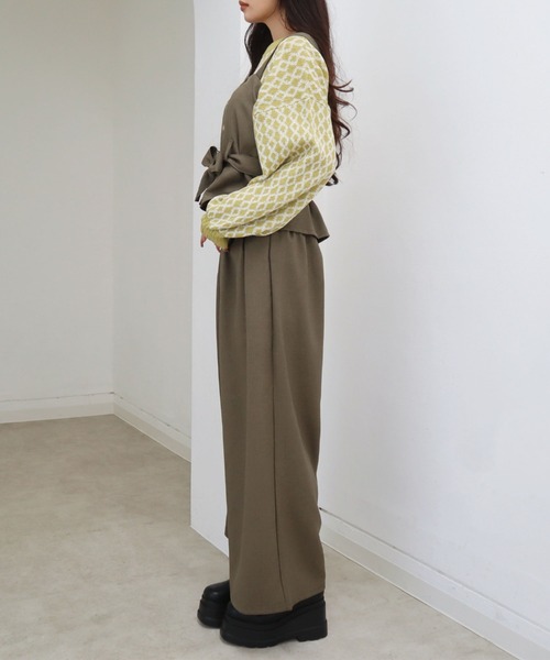 CECIL McBEE(セシルマクビー)の「ツイルビスチェセットアップ(ワンピース・レディース・ブラウン/チャコールグレー/ブラック/カーキ・MEDIUM/LARGE)」の15枚目の写真