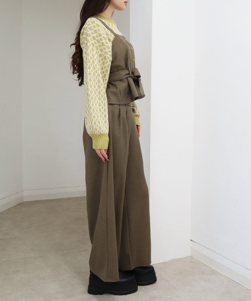 CECIL McBEE(セシルマクビー)の「ツイルビスチェセットアップ(ワンピース・レディース・ブラウン/チャコールグレー/ブラック/カーキ・MEDIUM/LARGE)」の17枚目の写真