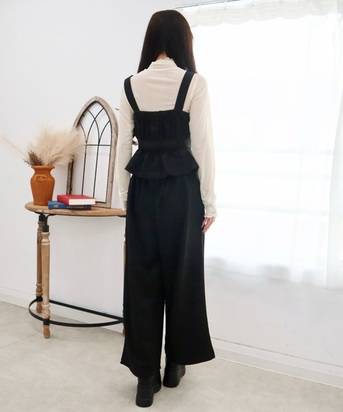 CECIL McBEE(セシルマクビー)の「ツイルビスチェセットアップ(ワンピース・レディース・ブラウン/チャコールグレー/ブラック/カーキ・MEDIUM/LARGE)」の8枚目の写真