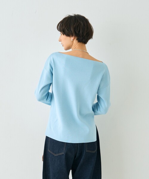 Rouge vif Anna(ルージュヴィフアンナ)の「スムーススリットニットプルオーバー(ニット/セーター・レディース・サックスブルー/グレー/イエロー・フリー)」の22枚目の写真