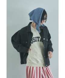 marjour | KNITTED TRIANGULAR SCARF(ストール/ショール)