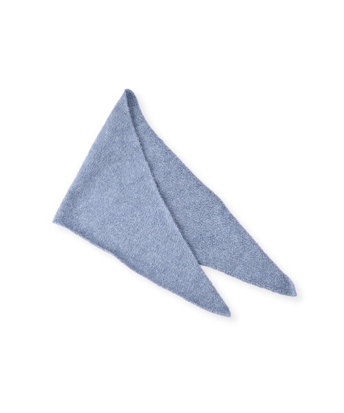 marjour(マージュール)の「KNITTED TRIANGULAR SCARF(ストール/ショール・レディース・ブルー/グレー・FREE)」の21枚目の写真