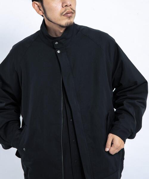 EKAL（エカル）の「SOLOTEXツイルスタンドジャケット（ブルゾン・メンズ・ブラック/ネイビー・MEDIUM/LARGE）」の4枚目の写真