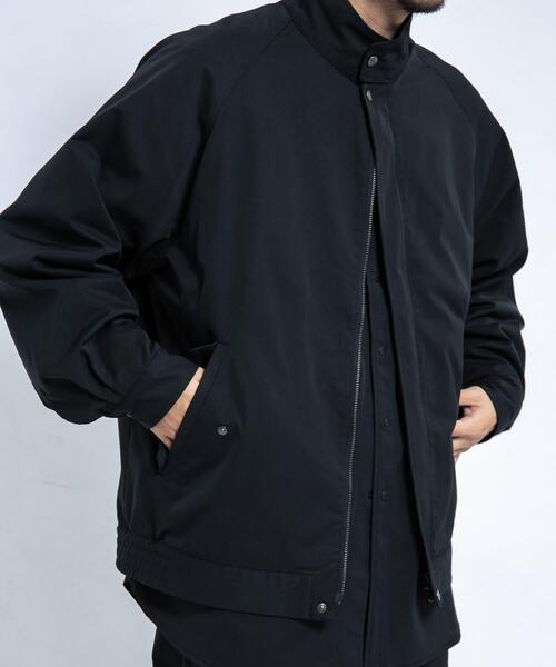 EKAL（エカル）の「SOLOTEXツイルスタンドジャケット（ブルゾン・メンズ・ブラック/ネイビー・MEDIUM/LARGE）」の5枚目の写真