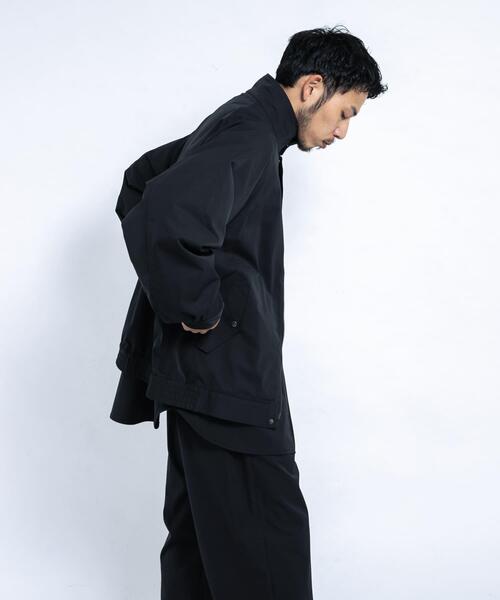 EKAL（エカル）の「SOLOTEXツイルスタンドジャケット（ブルゾン・メンズ・ブラック/ネイビー・MEDIUM/LARGE）」の9枚目の写真
