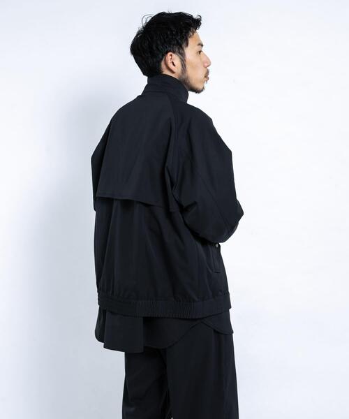 EKAL（エカル）の「SOLOTEXツイルスタンドジャケット（ブルゾン・メンズ・ブラック/ネイビー・MEDIUM/LARGE）」の10枚目の写真