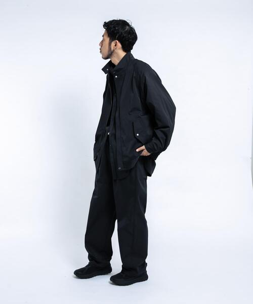 EKAL（エカル）の「SOLOTEXツイルスタンドジャケット（ブルゾン・メンズ・ブラック/ネイビー・MEDIUM/LARGE）」の12枚目の写真