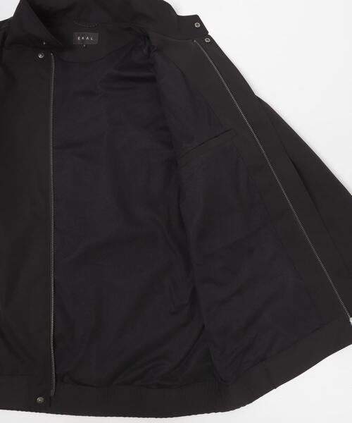 EKAL(エカル)の「SOLOTEXツイルスタンドジャケット(ブルゾン・メンズ・ブラック/ネイビー・MEDIUM/LARGE)」の6枚目の写真