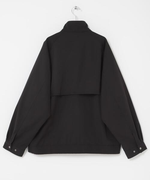EKAL(エカル)の「SOLOTEXツイルスタンドジャケット(ブルゾン・メンズ・ブラック/ネイビー・MEDIUM/LARGE)」の5枚目の写真
