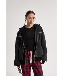 【IAMU】Unisex Outer(Denim) デニムオーバージャケット