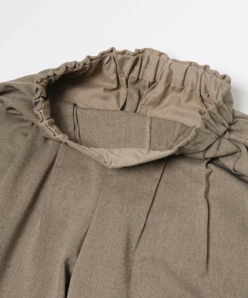 ITEMS URBANRESEARCH（アイテムズ アーバンリサーチ）の「ウールライクイージーパンツ（その他パンツ・レディース・ベージュ/チャコールグレー・FREE）」の18枚目の写真