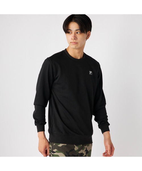FILA(フィラ)の「FILA フィラ ワンポイント スウェット トレーナー(スウェット・メンズ・ブラック/ホワイト/ネイビー・LL/M/L)」の2枚目の写真